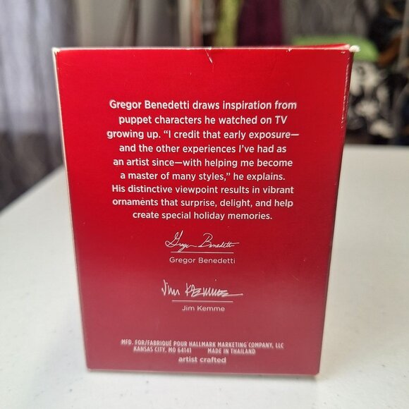 Hallmark Keepsake Warm‎ Cozy Christmas Ornament Snowman Hot Cocoa Winter Pillow - Picture 4 of 9